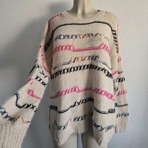 Cozy Multicolor Knit Sweater